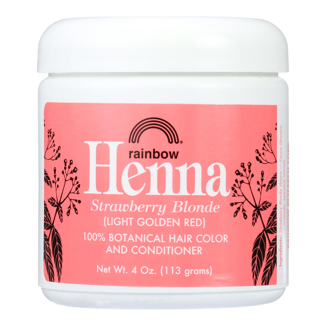 Rainbow Research Henna Hair Color And Conditioner Persian Strawberry - 4 Oz - Maras Green